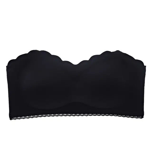 浪莎 防滑无肩带纯色抹胸内衣 女款
