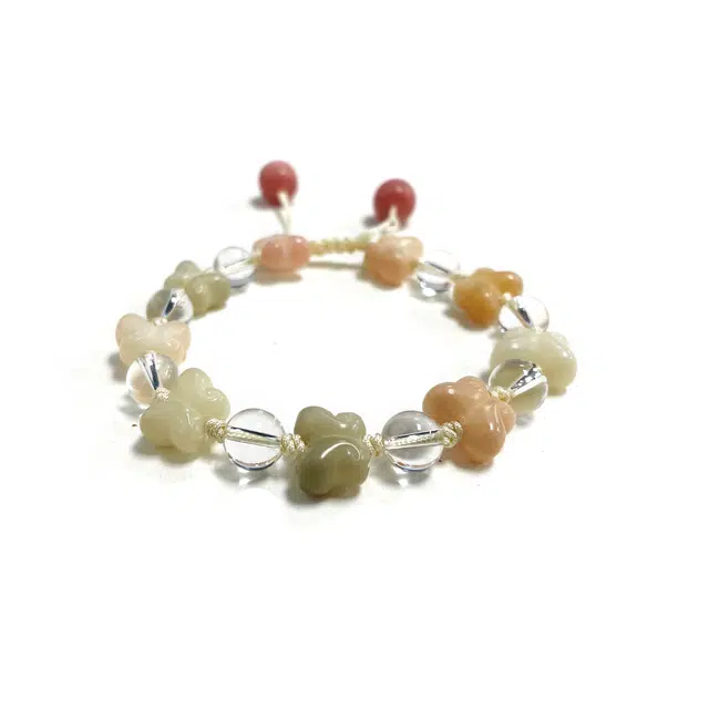 【待到山花烂漫时】 京华录 古风典雅流苏高级感本命年转运珠 招桃花甜美可爱温柔 正缘桃花水逆退散#好运 菩提根 手串 男女同款情侣款