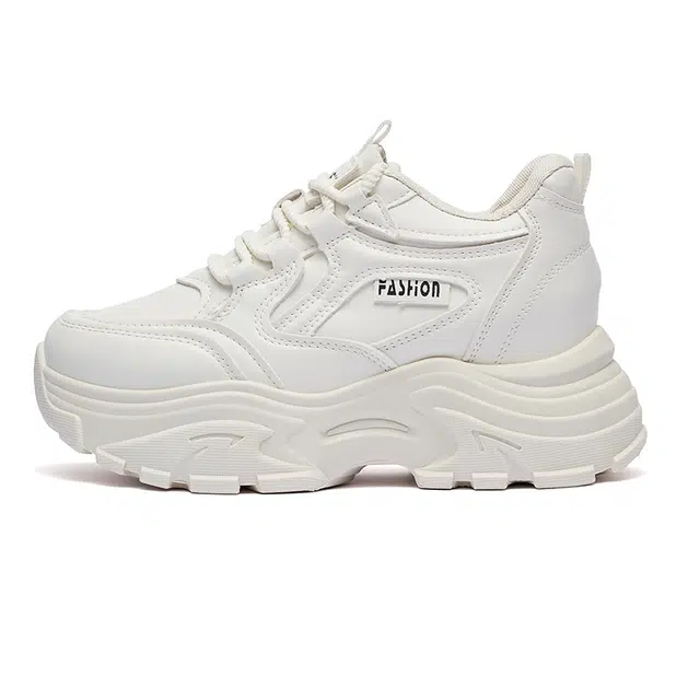 小鹿米利 潮流简约 时尚百搭休闲 防滑耐磨轻便 中帮 老爹鞋 女款