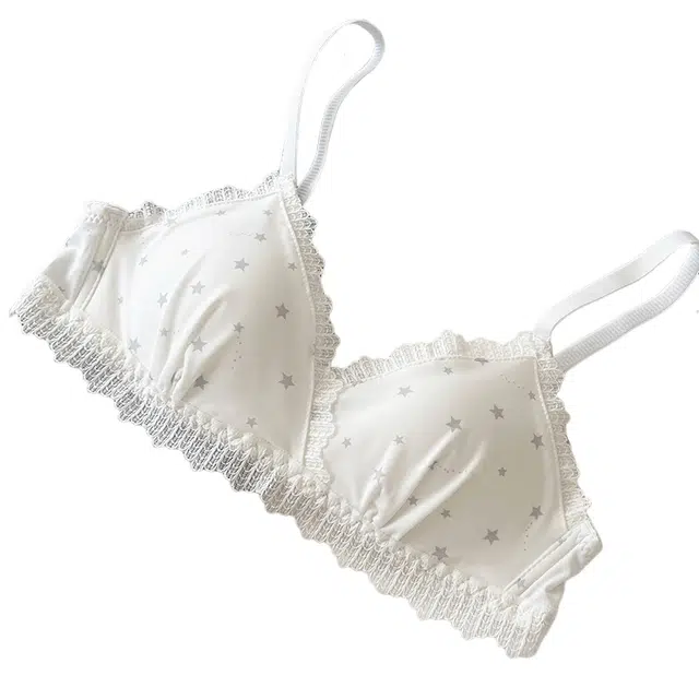 欧诗帛 法式蕾丝三角杯小胸不空杯文胸 女款 组合装