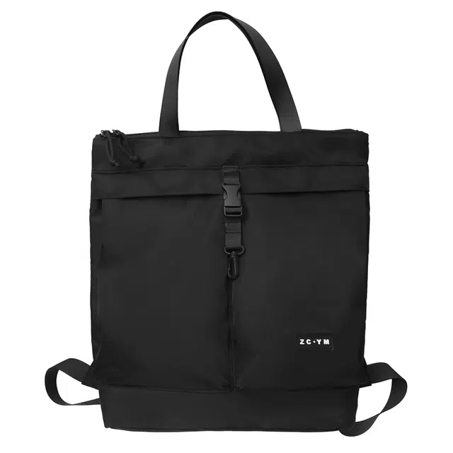 揽月 工装风运动出游上课通勤 尼龙 双肩包 男女同款情侣款 黑色/灰色/军绿色/卡其色