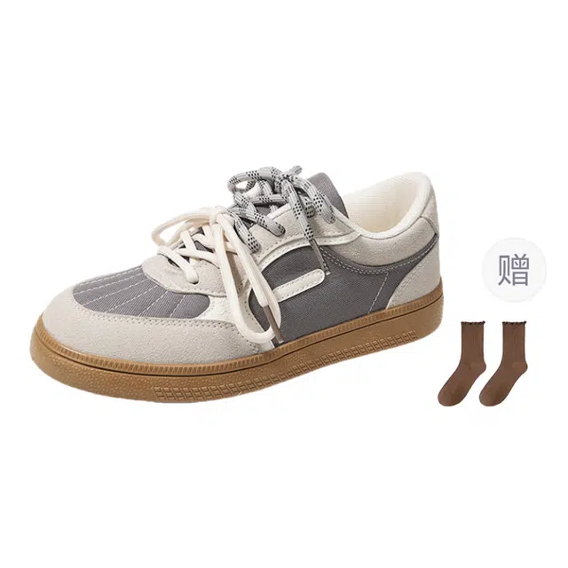 小鹿米利 小众美式复古百搭 防滑耐磨透气 低帮 板鞋 女款