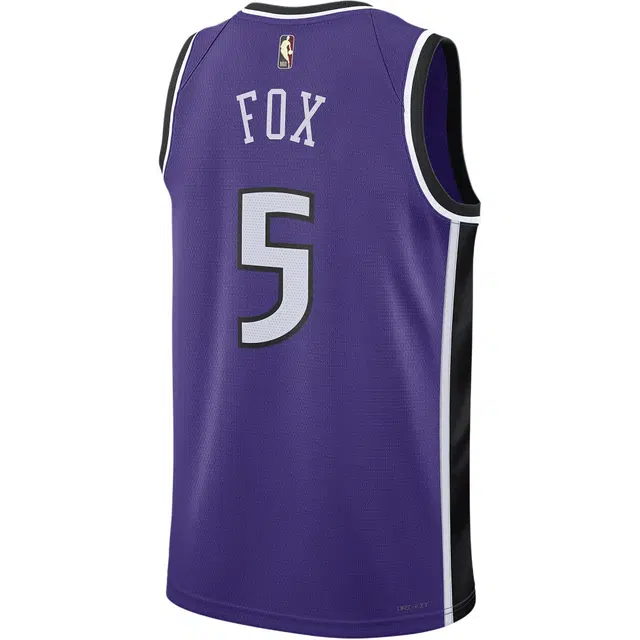 Nike x NBA Dri-FitSacramento Kings De'Aaron Fox Hardwood Classics logo