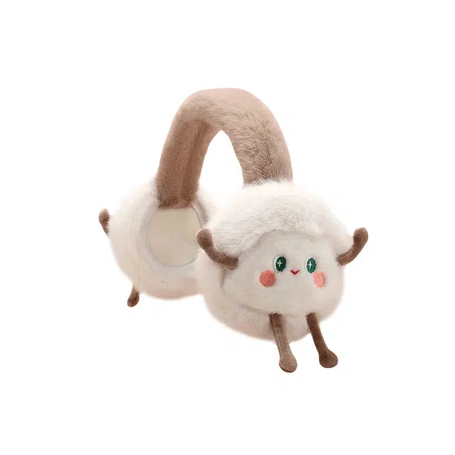 俞兆林 韩系可爱彩虹云朵保暖防寒护耳 涤纶 耳罩 女款