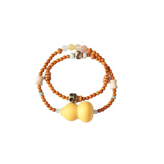 京华录 福运连连 国潮典雅温柔简约精致小众 本命年转运串珠氛围感手持盘玩佛珠 财源广进事业有成#好运 葫芦 手串 男女同款情侣款