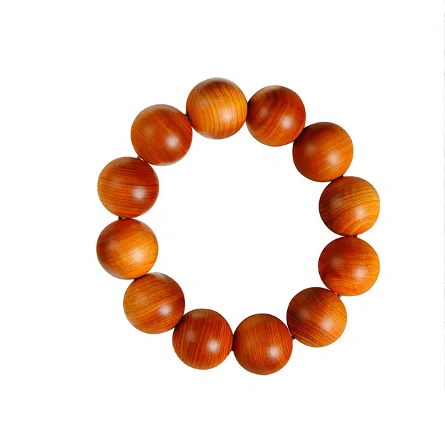 天纵 国潮新中式招财转运文玩佛珠时来运转 念珠古风好运 崖柏 木作手串 男女同款情侣款