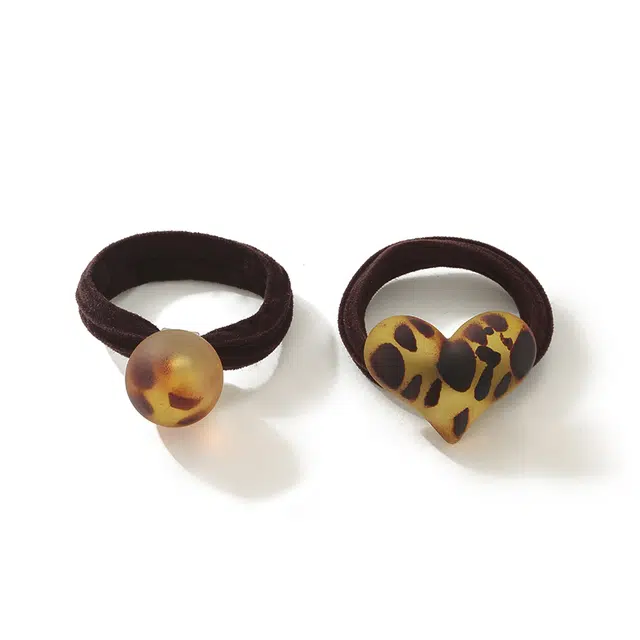 如花梦 秋冬发饰 高弹力不伤发简约百搭 亚克力 发圈 女款