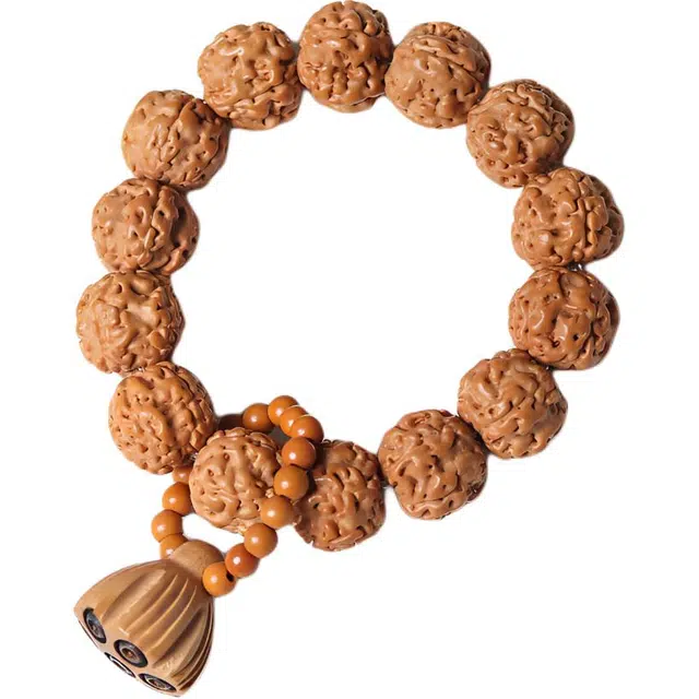 書卓 龙脊突出 高油性 桃木莲蓬皮质皮色 极佳  新中式国潮国风#好运 招财转运 金刚菩提 手串 男女同款情侣款