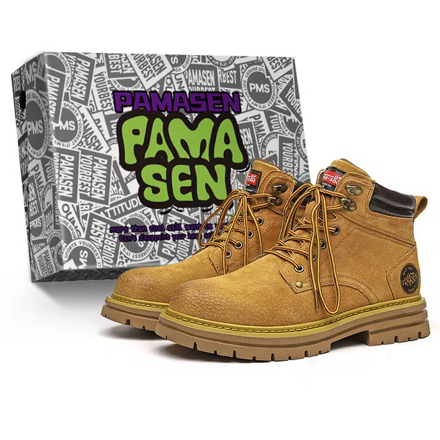 PAMASEN Classic Yellow Boots