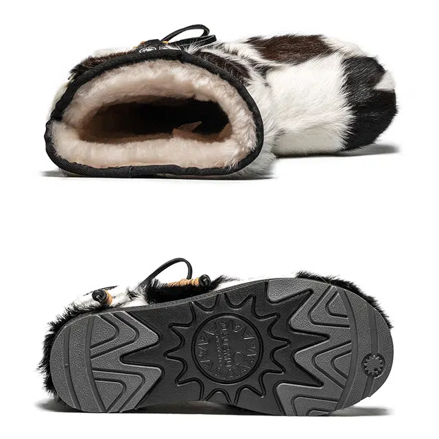 AU&MU Snow Boots White