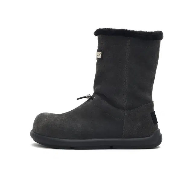 MASOOMAKE Suede Mid-Calf Snow Boots