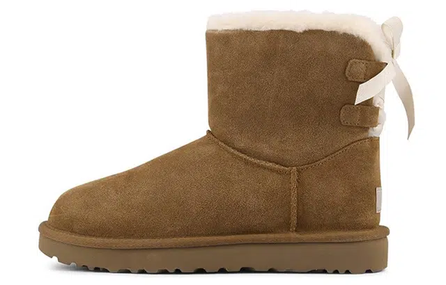UGG Mini Continuity Bow Chestnut Brown