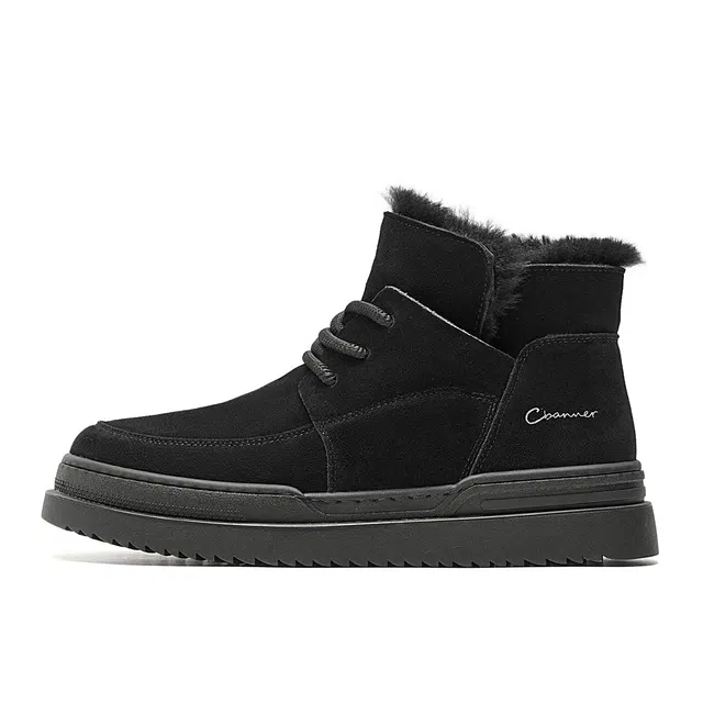 C°BANNER Classic Black Snow Boots