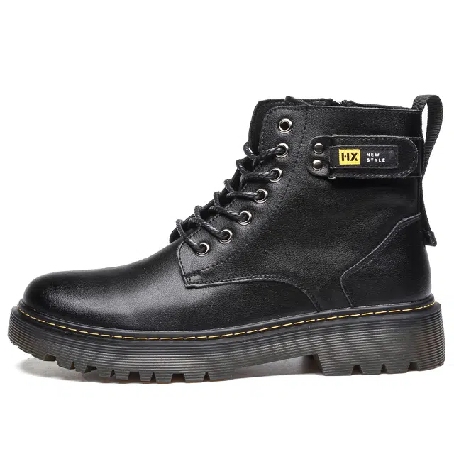 Fapai Martin Boots Mid Black