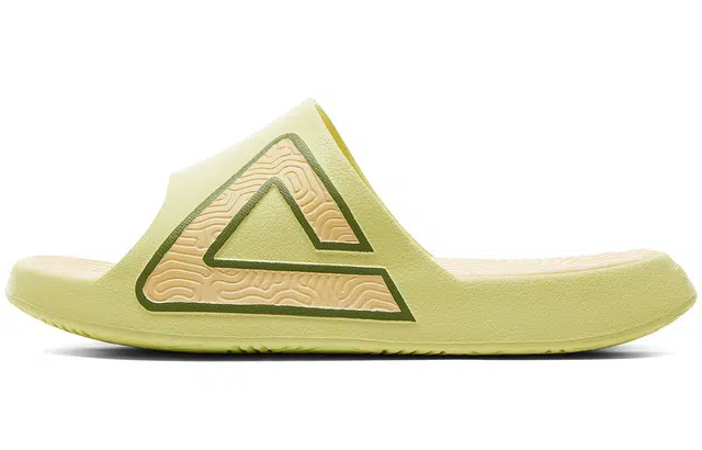 匹克 态极 舒适时尚 防滑防臭防磨一字拖鞋 男款 茶绿