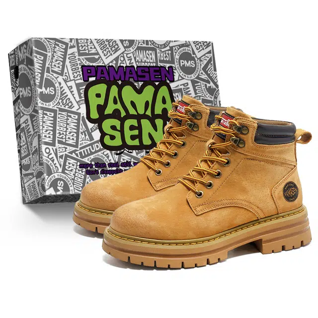 PAMASEN Classic Yellow Boots