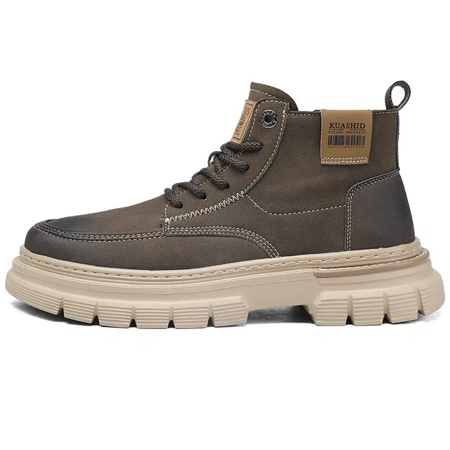 袋鼠头 百搭舒适日常 短筒 马丁靴 男款