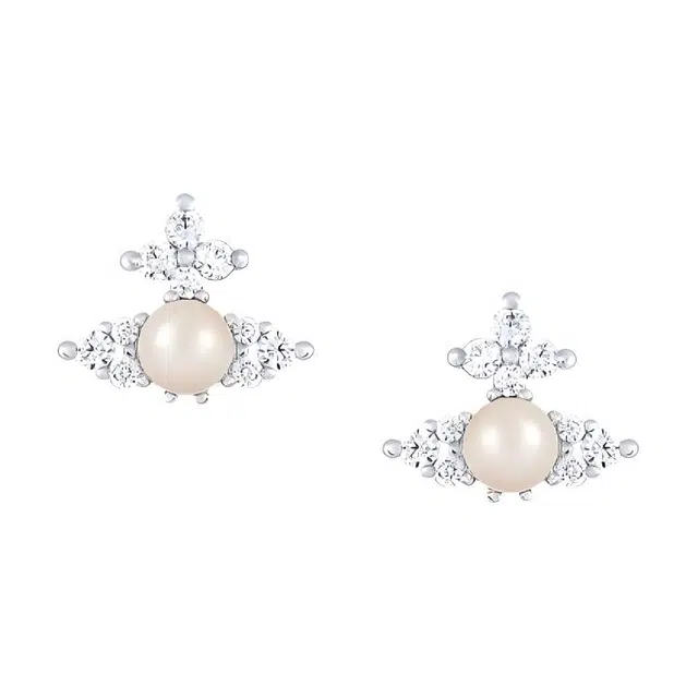 Vivienne Westwood Feodora Earrings Silver