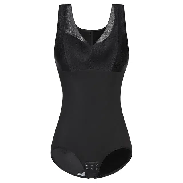 二三二三 免穿文胸塑身收腹束腰提臀连体衣 女款 黑色
