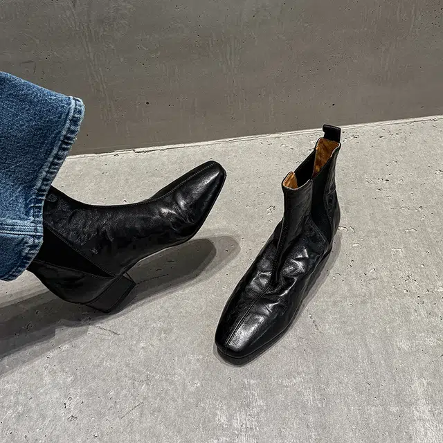 羊皮 法式简约时尚潮流气质 短靴 女款