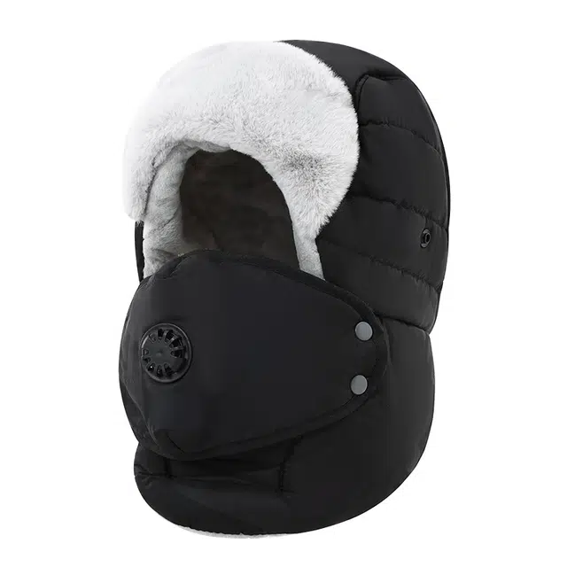 俞兆林 东北防寒装备女冬季骑车电动车防风防寒加绒保暖帽子男棉帽 加厚 雷锋帽 男女同款情侣款