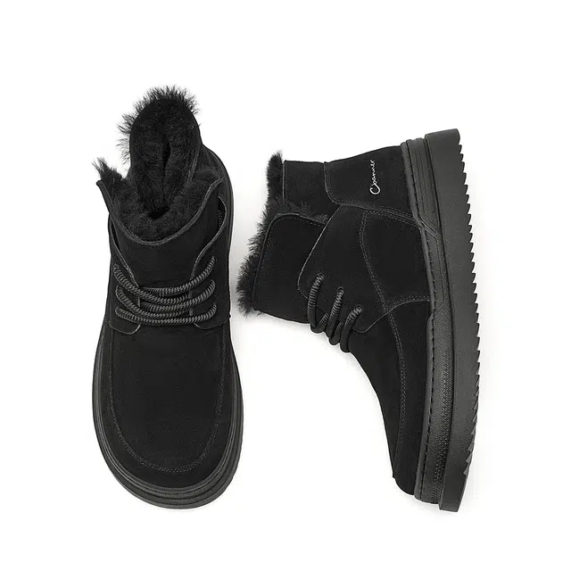 C°BANNER Classic Black Snow Boots