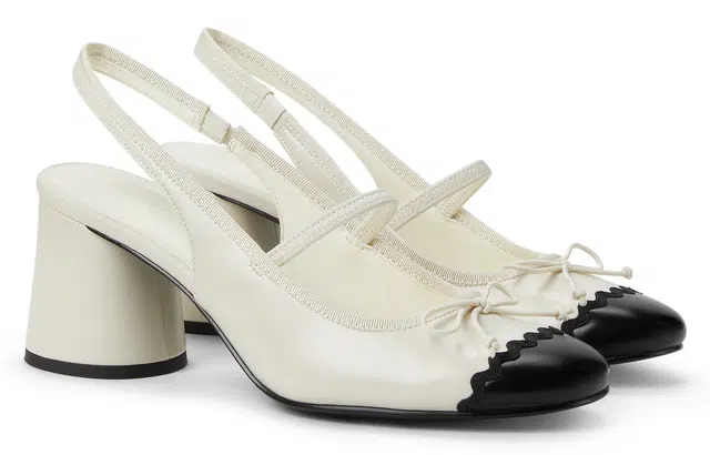 CHARLESKEITH ck PU 6.5cm CreamBlack
