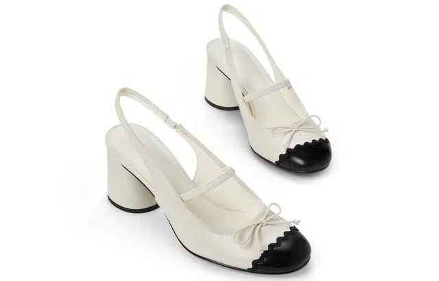 CHARLESKEITH ck PU 6.5cm CreamBlack