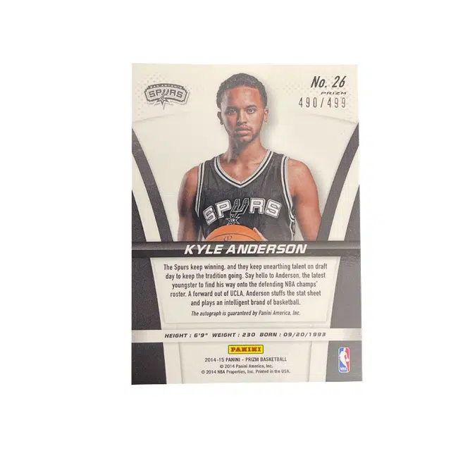 PANINI 2014-15Prizm RC 490499