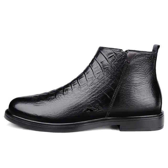 British Knight Classic Leather Boots Black
