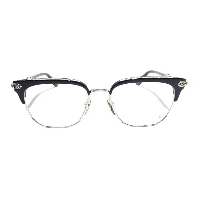 Chrome Hearts VERTICAL SMILE II BlackShiny Silver