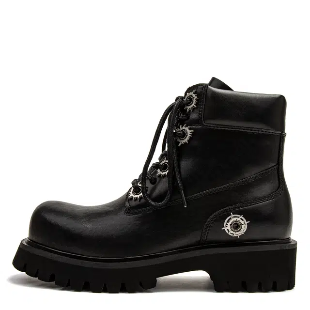 1997K Thick Sole Short Martin Boots Black