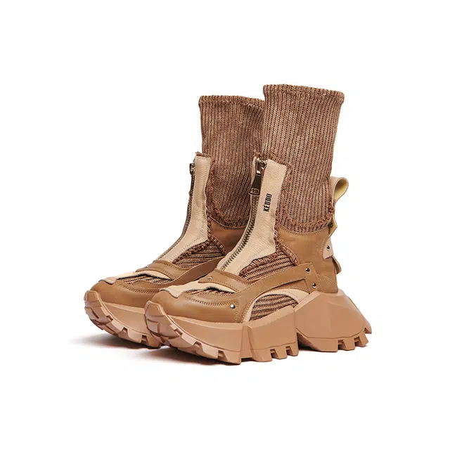 KEDDO Fashion Chunky Ankle Boots