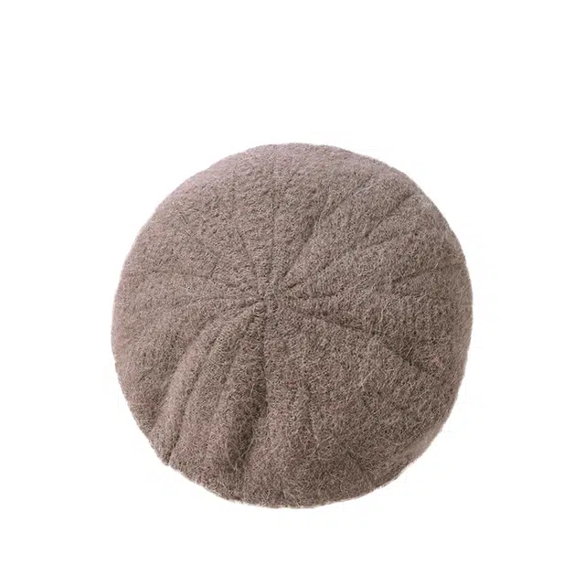 山一丸 韩版加厚气质款轻奢中老年 腈纶 贝雷帽 男女同款情侣款