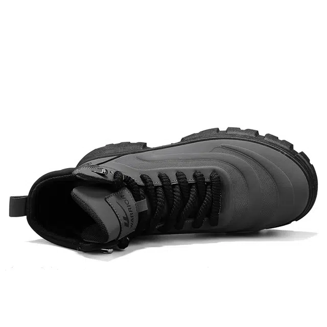 Warrior Martin Boots Grey Black