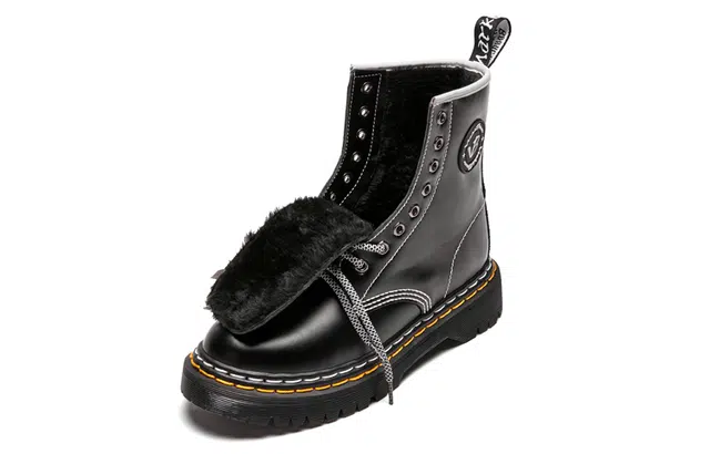 VICKI BROWN Martin Boots Black