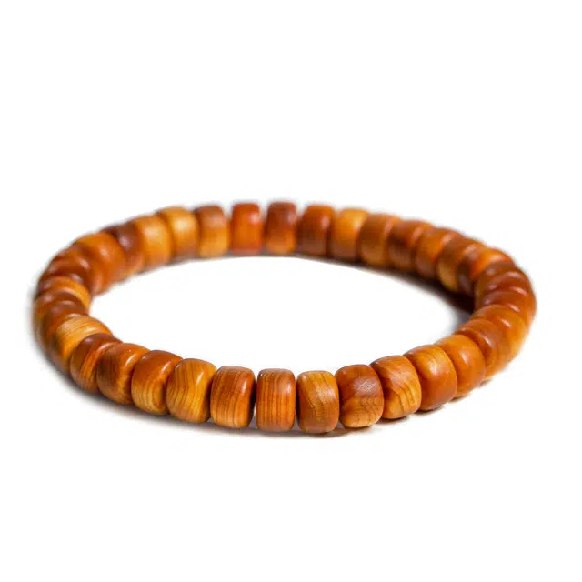 物㯖 新中式血龙木盘完文玩诸事顺遂平安喜乐佛珠复古念珠好运连连 考试上岸礼盒#幸运配饰 檀木 手串 男女同款情侣款