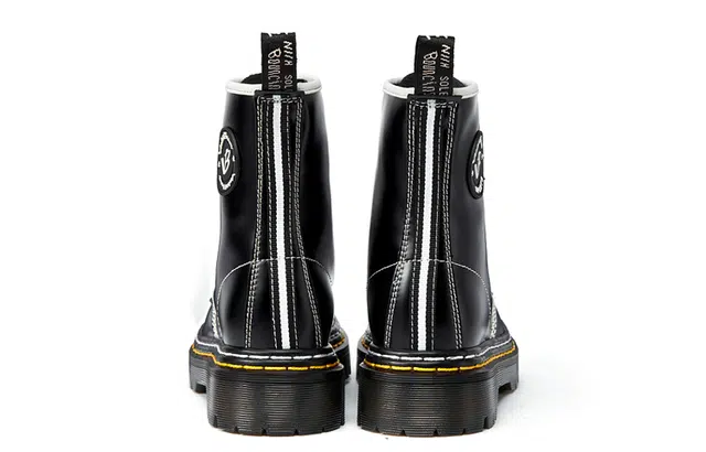 VICKI BROWN Martin Boots Black