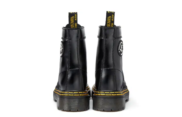 VICKI BROWN Martin Boots Black