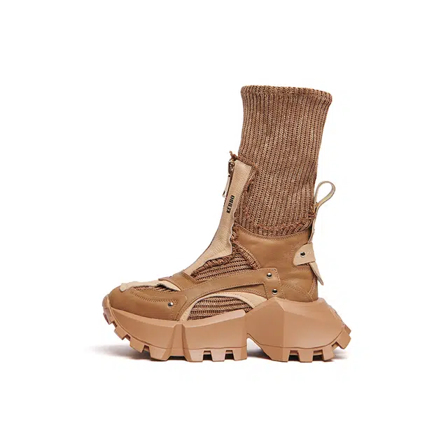 KEDDO Fashion Chunky Ankle Boots