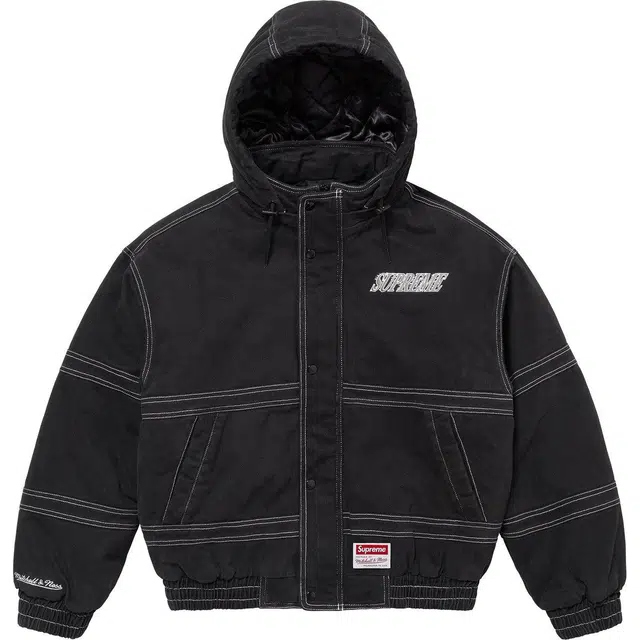 Supreme x Mitchell & Ness Twill Stadium Jacket
