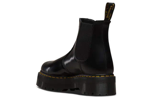 Dr.Martens Quad Leather Platform Chelsea Boots