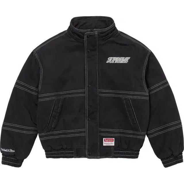 Supreme x Mitchell & Ness Twill Stadium Jacket