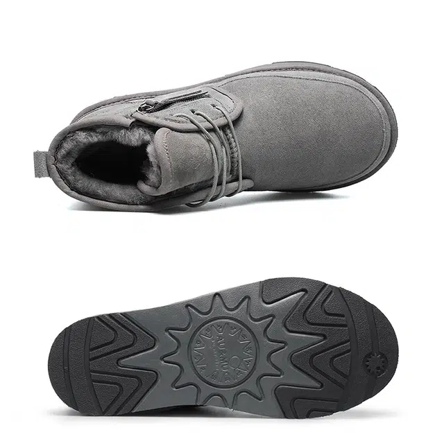 AU&MU Short Snow Boots Chestnut