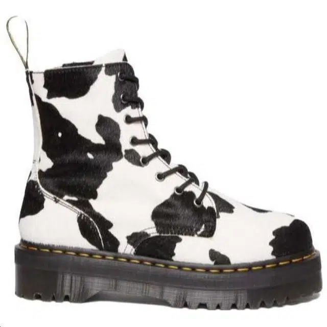 Dr.Martens Casual Short Boots Black White