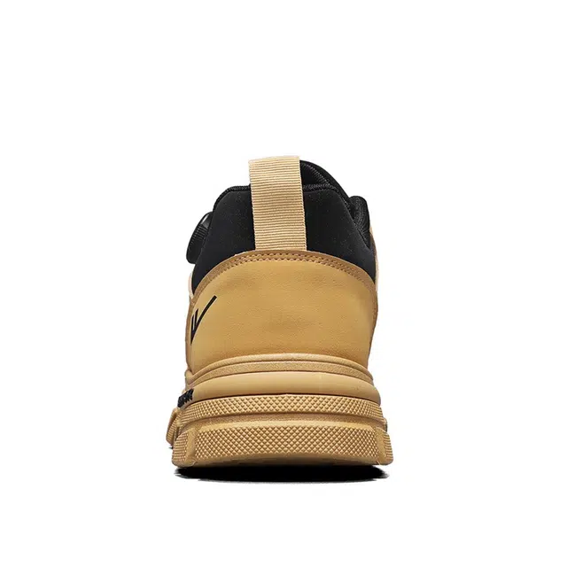 Warrior Martin Boots Mid Heel Tan
