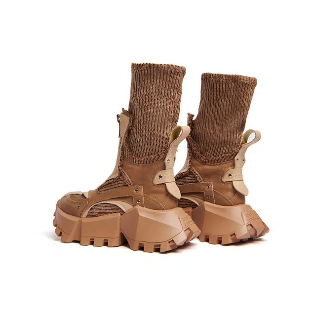 KEDDO Fashion Chunky Ankle Boots