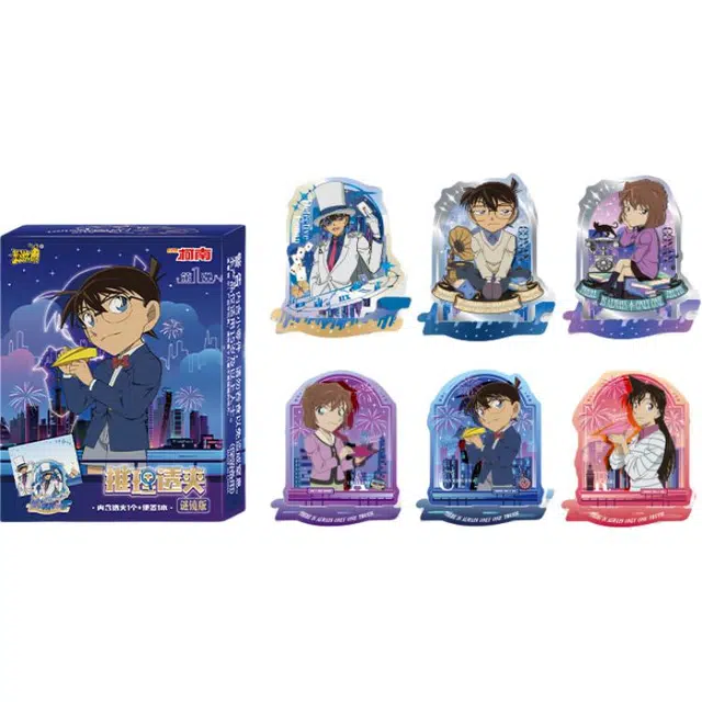 卡游 名侦探柯南角色 谜镜版 胸章亚克力透夹 亚克力立牌