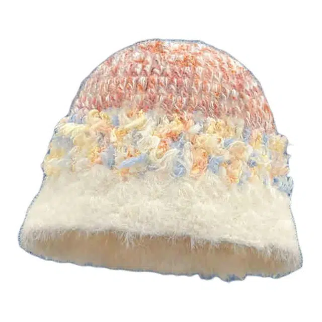 木林森 休闲简约百搭显脸小保暖防寒 毛线 渔夫帽 男女同款情侣款