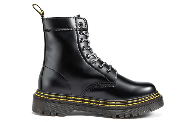 VICKI BROWN Martin Boots Black